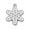 Winter Theme Alloy Enamel Pendants ENAM-M002-05T-P-1
