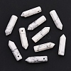 Natural Howlite Pointed Pendants G-D460-01G-4
