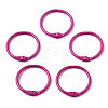Spray Painted Iron Split Key Rings IFIN-T017-01H-1