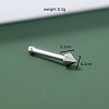 304 Stainless Steel Spike Nose Bone Rings WG032BD-14-1