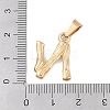 304 Stainless Steel Pendants STAS-F235-01G-N-3