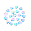 100Pcs Eco-Friendly Transparent Acrylic Beads TACR-YW0001-07F-3
