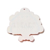 Thanksgiving Day Translucent Resin Pendants RESI-K019-10F-3