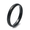 Ion Plating(IP) 304 Stainless Steel Flat Plain Band Rings STAS-I160-D-17mm-B-1