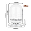 Glass Dome Cover DJEW-WH0034-85A-2