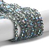 Electroplate Glass Beads Strands EGLA-J026-3mm-F10-5