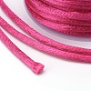 Nylon Satin Rattail Cords NWIR-L006-1mm-33-3