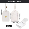 PVC Luggage Tags AJEW-CL0005-08B-2