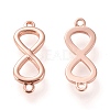 Brass Links Connectors KK-L006-004RG-2