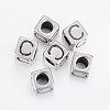 304 Stainless Steel Large Hole Letter European Beads LS-STAS-H428-01AS-C-1