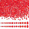 810Pcs 14 Styles Faceted Glass Beads GLAA-ME0001-09-1