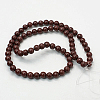 Natural Mashan Jade Round Beads Strands G-D263-8mm-XS05-4