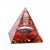 Resin Orgonite Pyramid Home Display Decorations G-PW0004-56A-02-2