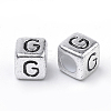 Plated Acrylic Beads PB43C9308-G-01-2