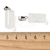 Natural Quartz Crystal Pendants G-B127-17P-08-3