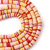 Handmade Polymer Clay Beads Strands CLAY-R089-6mm-T02B-16-5