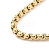 304 Stainless Steel Box Chain Necklace for Men Women NJEW-A008-05G-2