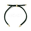3MM Adjustable Round Nylon Braided Cord Bracelet Making FB-CBAA152-04G-4