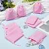 Velvet Jewelry Drawstring Gift Bags ABAG-BBC0001-10A-02-4