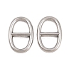 304 Stainless Steel Oval Links Connector Charms STAS-F366-02A-P-1