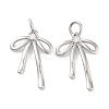 Rack Plating Brass Clear Cubic Zirconia Pendants KK-M293-16P-1