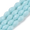 Opaque Solid Color Beads Strands EGLA-N013-P8mm-D11-1