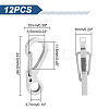 201 Stianless Steel Kecychain Clasps STAS-UN0039-76P-5