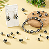 36Pcs 4 Styles Tibetan Style dZi 3-Eye Beads G-TA0002-68-7