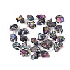 Electroplate Raw Rough Natural Amethyst Beads Strands G-Q610-06C-4