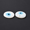 Handmade Lampwork Evil Eye Pendants LAMP-E106-02A-01-4