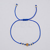 Adjustable Cross & Round Braided Bead Bracelets for Women YI2903-3-1