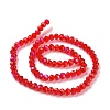 Electroplate Glass Beads Strands EGLA-A034-T3mm-L09-2