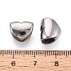 304 Stainless Steel European Style Large Hole Beads STAS-T072-141P-3
