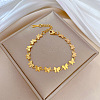 304 Stainless Steel Link Bracelets for Women FS-WGC4E47-01-2