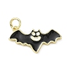 Halloween Theme Brass Enamel Pendants KK-L248-01G-01-1