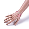 Handmade Polymer Clay Heishi Beads Stretch Bracelets BJEW-JB05086-02-4
