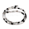 Electroplate Glass Beads Strands EGLA-D030-08B-2