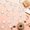 20Pcs 1-Hole Alloy Resin Buttons BUTT-CY0001-21A-3