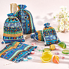20Pcs 3 Styles National Style Cloth Storage Bag ABAG-CA0001-09-4