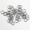 Iron Open Jump Rings IFIN-A018-8mm-B-1