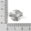 Non-Tarnish 304 Stainless Steel Sieve Ring Settings STAS-K278-06A-P-4