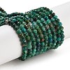 Natural Chrysocolla Beads Strands X-G-P514-A03-02-01-1