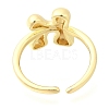 Rack Plating Brass Open Cuff Rings RJEW-S394-01G-K-3