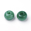 Natural Myanmar Jade/Burmese Jade European Beads G-E418-21-2