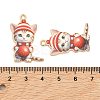 Christmas Alloy Enamel Pendants ENAM-K069-43A-3