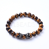 Natural Gemstone Stretch Beaded Bracelets BJEW-JB05175-2