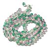 Crackle Glass Beads Strands CCG-C002-8mm-07-2