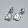 925 Sterling Silver European Dangle Charms STER-I019-62AS-2