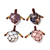 Natural & Synthetic Gemstone Pendants PALLOY-JF00983-1