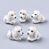 Handmade Porcelain Puppy Beads X-PORC-N004-78A-1